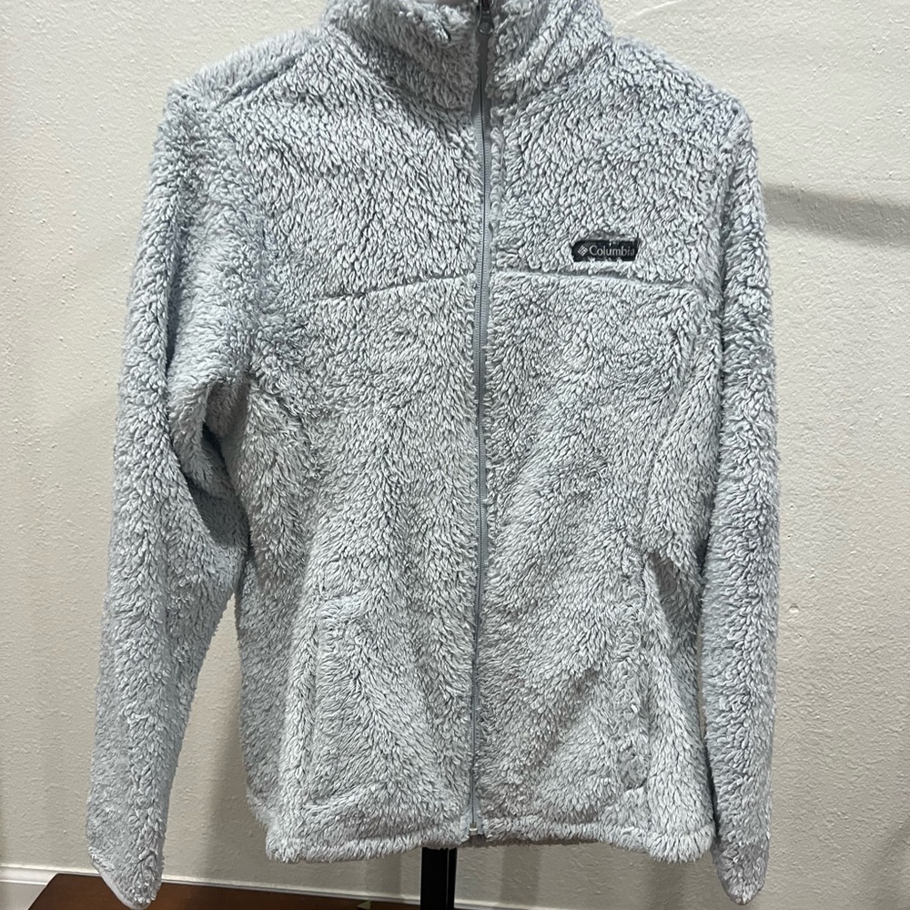 Columbia Women's Soft Gray Teddy Jacket
